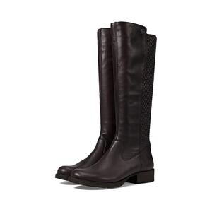 Rieker Womens Faith 91 Riding Boots EU 40 US 9 Dark Brown Leather Knee High NIB